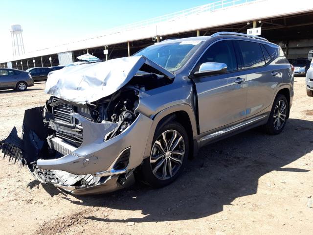 3GKALSEX3JL144969 - 2018 GMC TERRAIN DENALI SILVER photo 1