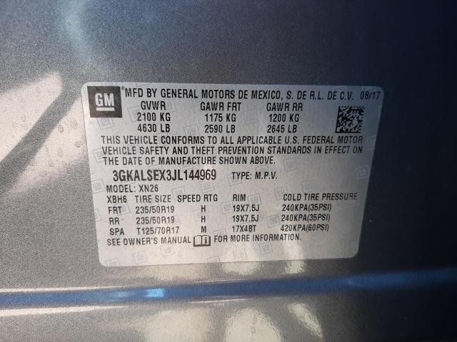 3GKALSEX3JL144969 - 2018 GMC TERRAIN DENALI SILVER photo 14