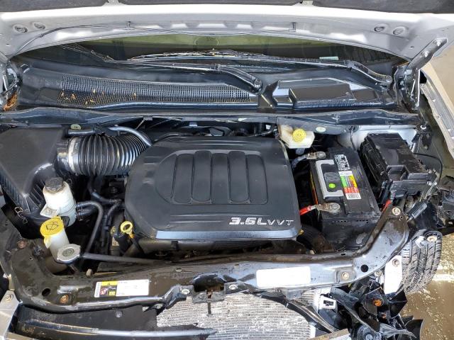 2C4RC1CG0DR625460 - 2013 CHRYSLER TOWN & COU TOURING L SILVER photo 12