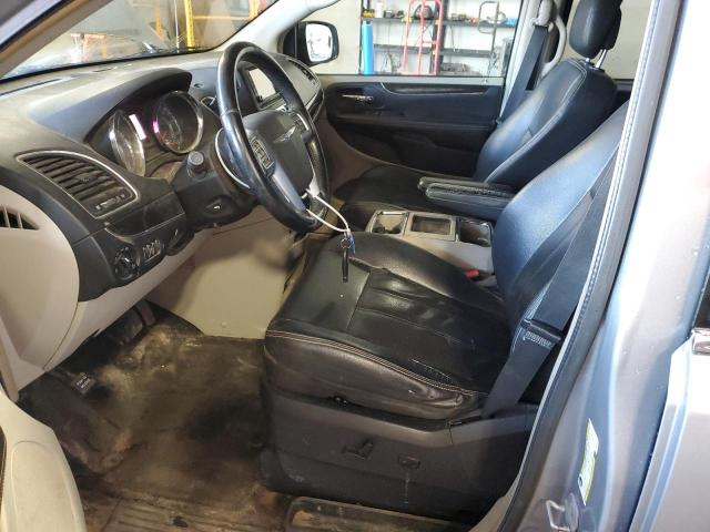 2C4RC1CG0DR625460 - 2013 CHRYSLER TOWN & COU TOURING L SILVER photo 7