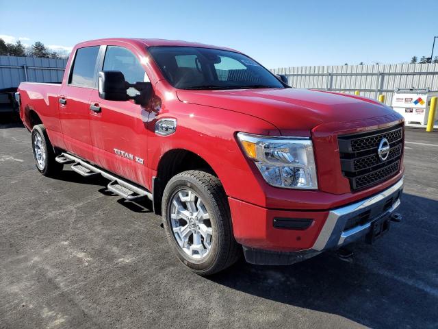 1N6AA1FB7NN103701 - 2022 NISSAN TITAN XD SV RED photo 4