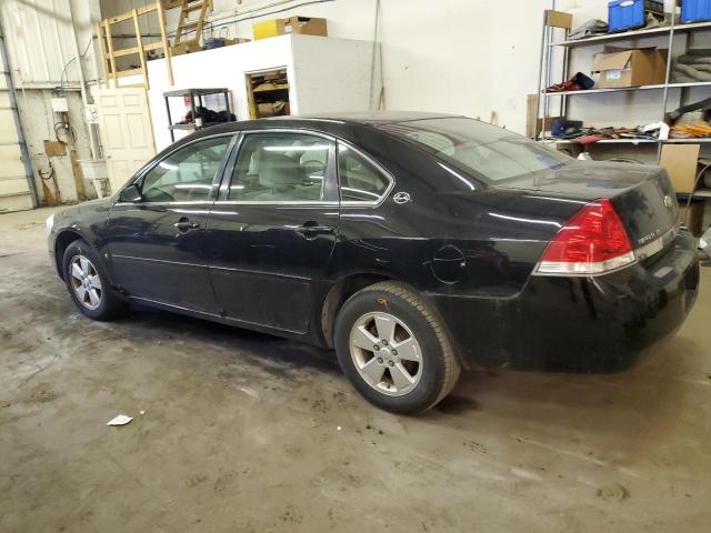 2G1WT58K879305081 - 2007 CHEVROLET IMPALA LT BLACK photo 2