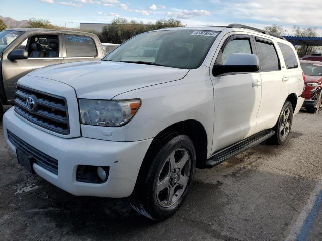 5TDZY5G16CS039849 - 2012 TOYOTA SEQUOIA SR5 WHITE photo 1