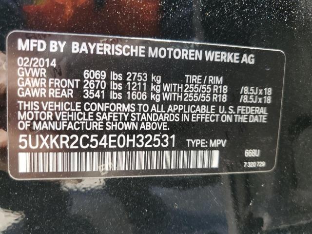 5UXKR2C54E0H32531 - 2014 BMW X5 SDRIVE35I BLACK photo 13