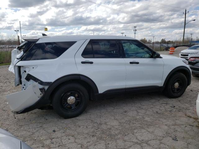 1FM5K8AB0MGA42482 - 2021 FORD EXPLORER POLICE INTERCEPTOR WHITE photo 3