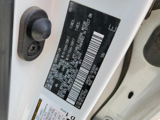 JTEBU5JR7J5583562 - 2018 TOYOTA 4RUNNER SR5/SR5 PREMIUM 白色 照片 13