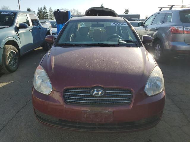 KMHCN4AC8AU482821 - 2010 HYUNDAI ACCENT GLS MAROON photo 5