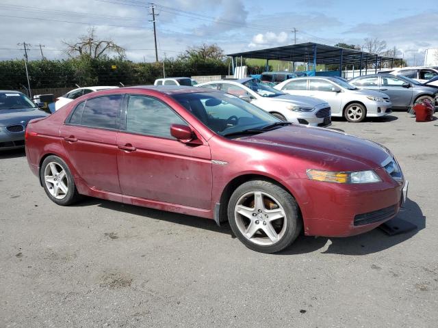 19UUA66245A022158 - 2005 ACURA TL RED photo 4