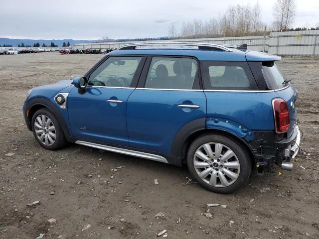 WMZ23BS09M3M31031 - 2021 MINI COOPER S E COUNTRYMAN ALL4 BLUE photo 2