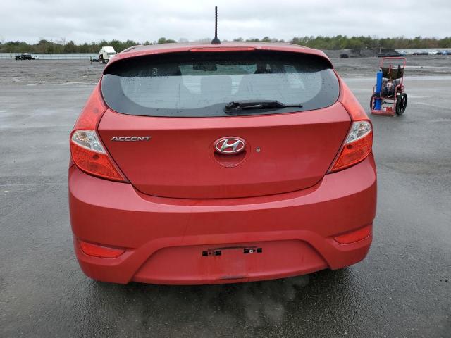 KMHCU5AE5DU082763 - 2013 HYUNDAI ACCENT GLS RED photo 6