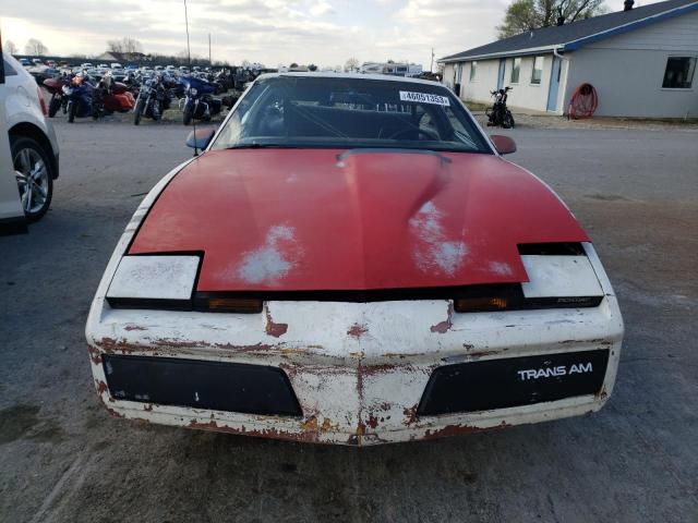 1G2AW87H6EL276691 - 1984 PONTIAC FIREBIRD TRANS AM WHITE photo 5