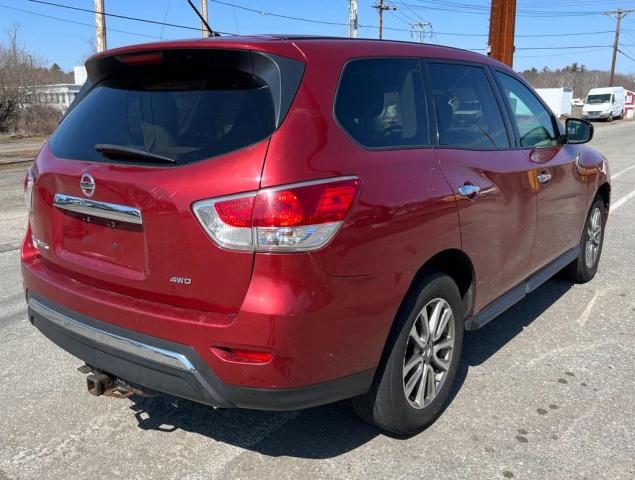 5N1AR2MMXDC682145 - 2013 NISSAN PATHFINDER S 勃艮第红 照片 3
