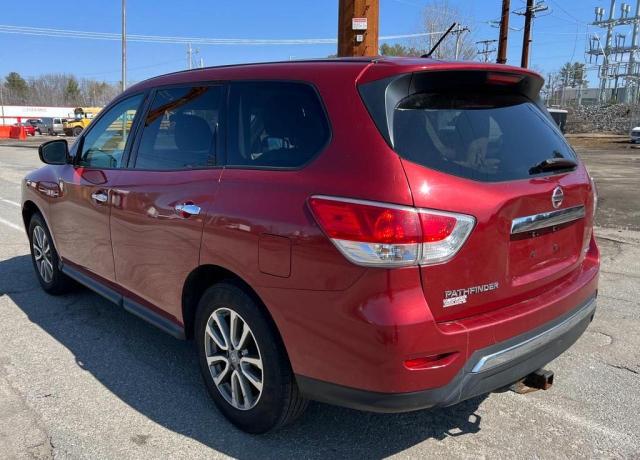 5N1AR2MMXDC682145 - 2013 NISSAN PATHFINDER S 勃艮第红 照片 4
