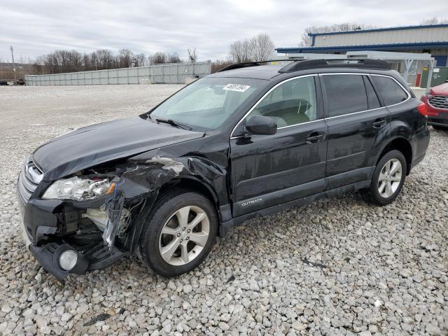 4S4BRBLC8E3315016 - 2014 SUBARU OUTBACK 2.5I LIMITED BLACK photo 1