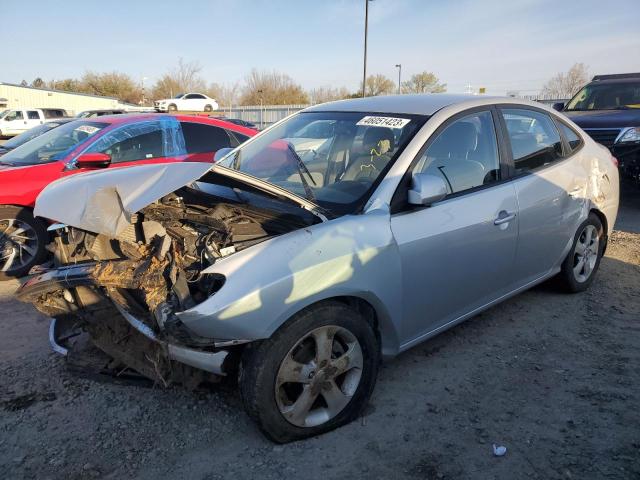 KMHDU4AD2AU934150 - 2010 HYUNDAI ELANTRA BLUE SILVER photo 1