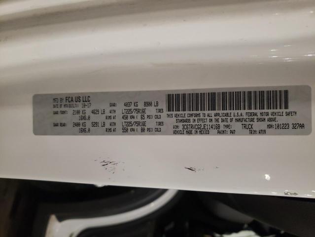 3C6TRVCG2JE114168 - 2018 RAM PROMASTER 2500 HIGH Ağ foto 13