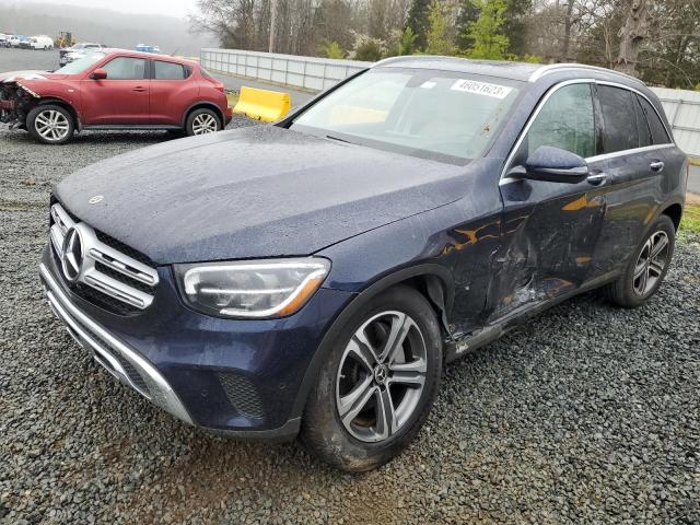 W1N0G8EBXMF910397 - 2021 MERCEDES-BENZ GLC 300 4MATIC BLUE photo 1