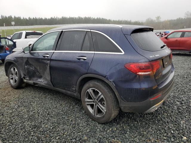 W1N0G8EBXMF910397 - 2021 MERCEDES-BENZ GLC 300 4MATIC BLUE photo 2