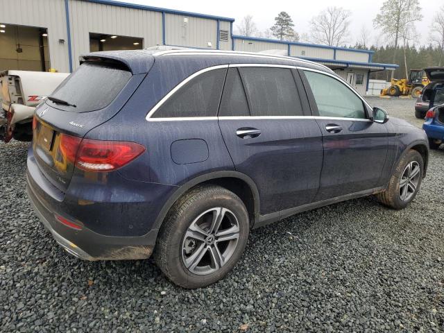 W1N0G8EBXMF910397 - 2021 MERCEDES-BENZ GLC 300 4MATIC BLUE photo 3