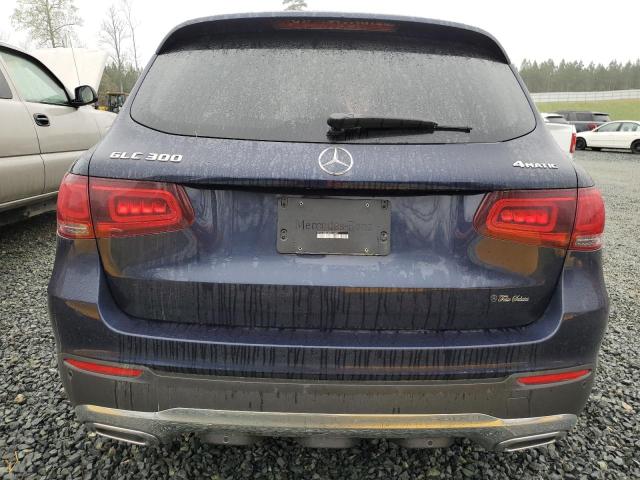 W1N0G8EBXMF910397 - 2021 MERCEDES-BENZ GLC 300 4MATIC BLUE photo 6