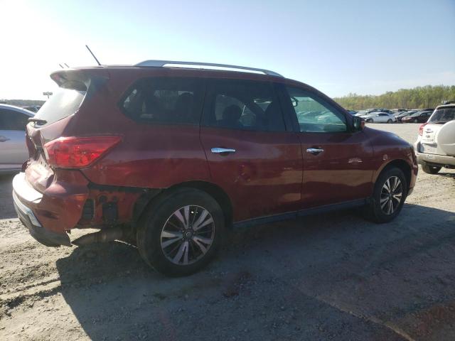 5N1DR2MMXHC644322 - 2017 NISSAN PATHFINDER S MAROON photo 3