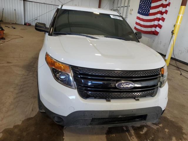 1FM5K8AR0EGC40025 - 2014 FORD EXPLORER POLICE INTERCEPTOR WHITE photo 5
