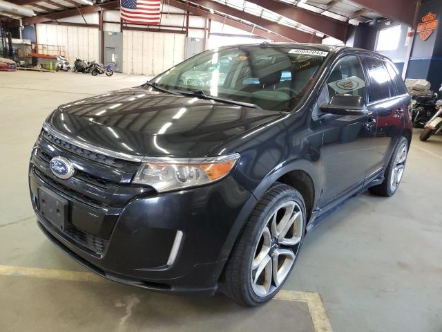 2FMDK4AK0EBA22181 - 2014 FORD EDGE SPORT BLACK photo 1