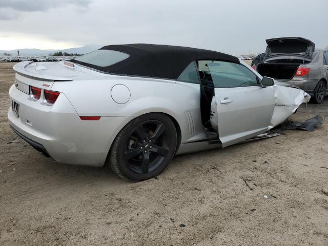 2G1FB3DD1B9194462 - 2011 CHEVROLET CAMARO LT SILVER photo 3