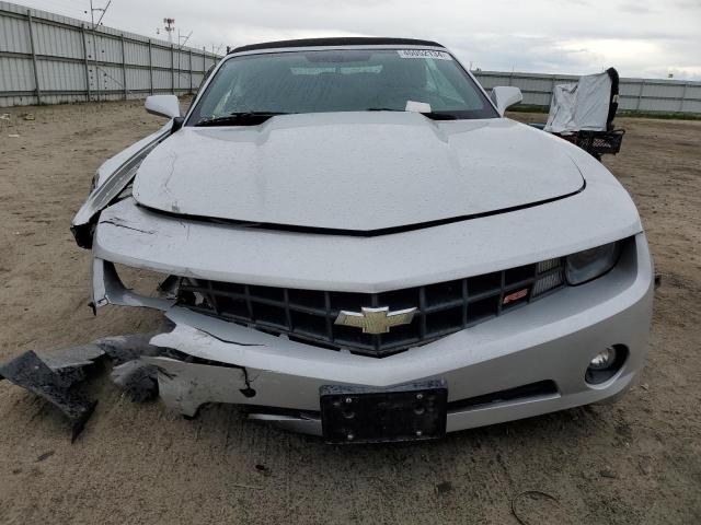 2G1FB3DD1B9194462 - 2011 CHEVROLET CAMARO LT SILVER photo 5