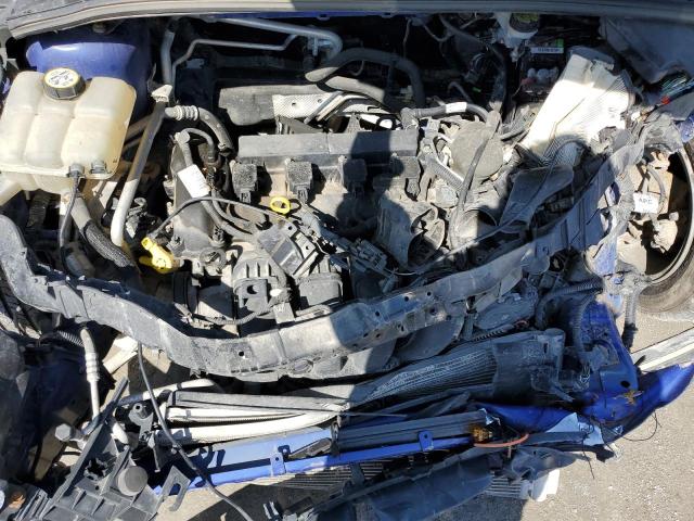 1FAHP3F22CL248350 - 2012 FORD FOCUS SE BLUE photo 11