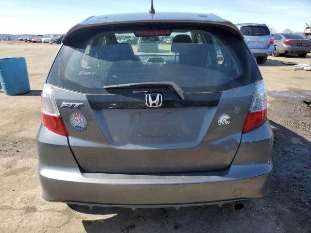 JHMGE8H58CC010601 - 2012 HONDA FIT SPORT GRAY photo 6