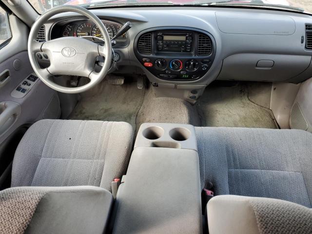 5TBBT4418YS071393 - 2000 TOYOTA TUNDRA ACCESS CAB მუქწითელი ფოტო 8