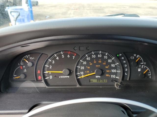 5TBBT4418YS071393 - 2000 TOYOTA TUNDRA ACCESS CAB მუქწითელი ფოტო 9