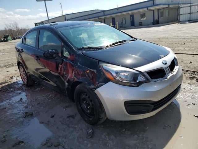 KNADM4A38D6252567 - 2013 KIA RIO LX BLACK photo 4