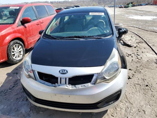 KNADM4A38D6252567 - 2013 KIA RIO LX BLACK photo 5