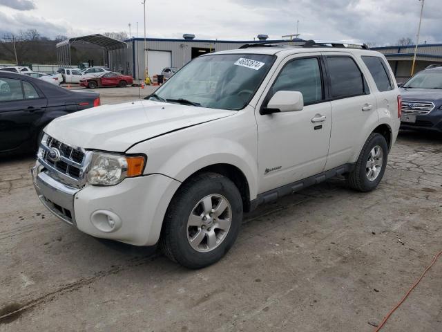 1FMCU49369KA66586 - 2009 FORD ESCAPE HYBRID WHITE photo 1