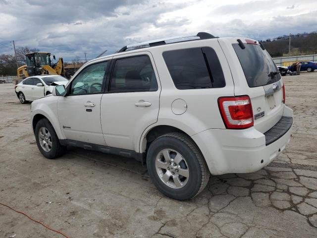 1FMCU49369KA66586 - 2009 FORD ESCAPE HYBRID WHITE photo 2