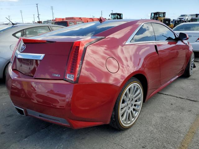 1G6DL1ED7B0129885 - 2011 CADILLAC CTS PERFORMANCE COLLECTION RED photo 3