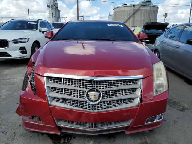 1G6DL1ED7B0129885 - 2011 CADILLAC CTS PERFORMANCE COLLECTION RED photo 5