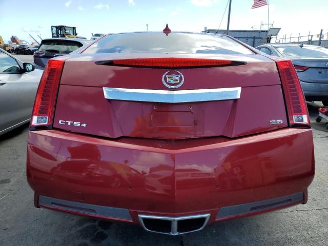 1G6DL1ED7B0129885 - 2011 CADILLAC CTS PERFORMANCE COLLECTION RED photo 6