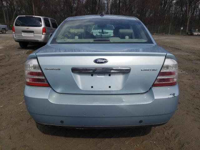 1FAHP25W98G122274 - 2008 FORD TAURUS LIMITED BLUE photo 6