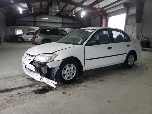 1HGES163X4L007079 - 2004 HONDA CIVIC DX VP WHITE photo 1