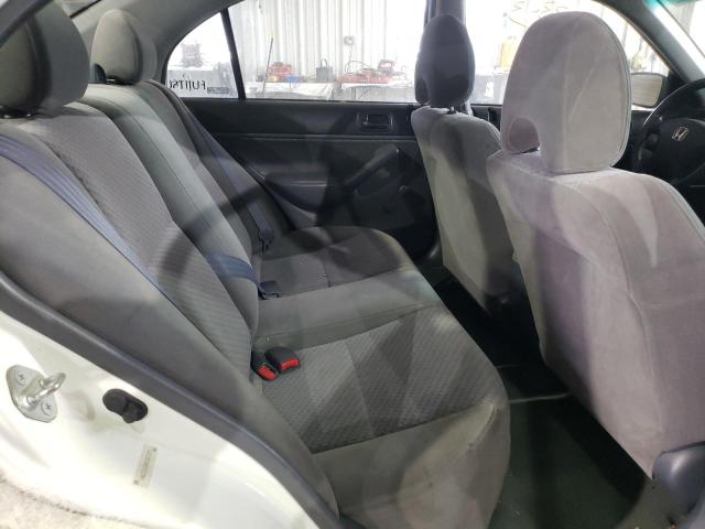 1HGES163X4L007079 - 2004 HONDA CIVIC DX VP WHITE photo 10