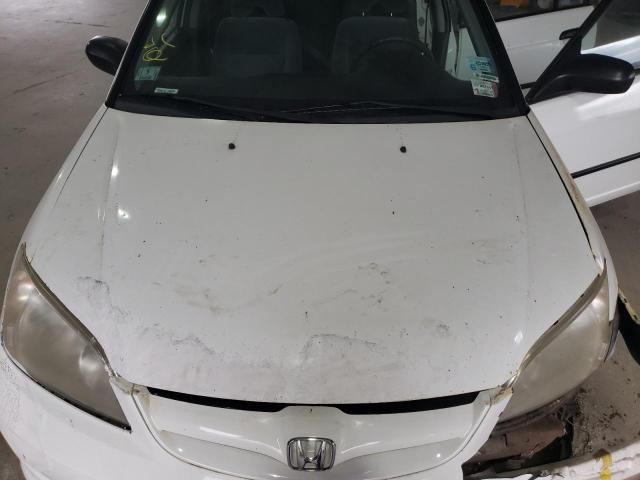 1HGES163X4L007079 - 2004 HONDA CIVIC DX VP WHITE photo 11