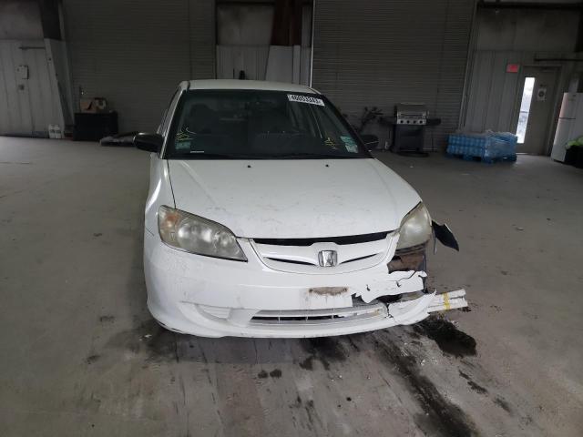 1HGES163X4L007079 - 2004 HONDA CIVIC DX VP WHITE photo 5