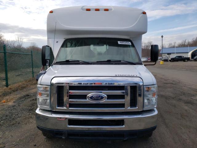 1FDFE4FS8EDA05910 - 2014 FORD ECONOLINE E450 SUPER DUTY CUTAWAY VAN WHITE photo 5