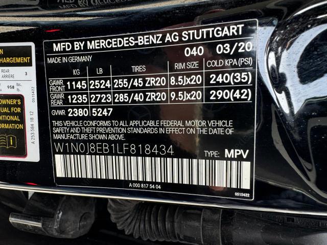 W1N0J8EB1LF818434 - 2020 MERCEDES-BENZ GLC COUPE 300 4MATIC BLACK photo 10