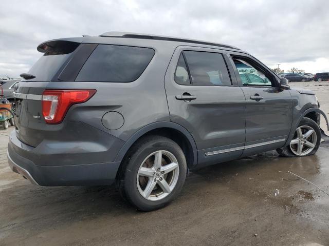 1FM5K8DH6GGC80342 - 2016 FORD EXPLORER XLT GRAY photo 3