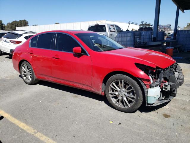 JN1CV6AP1CM629442 - 2012 INFINITI G37 BASE RED photo 4