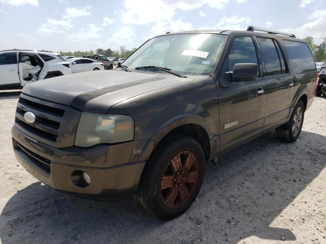 1FMFK19538LA67870 - 2008 FORD EXPEDITION EL LIMITED GRAY photo 1